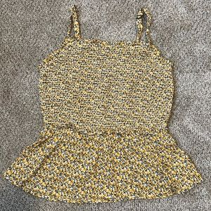 Old navy smocked floral tank